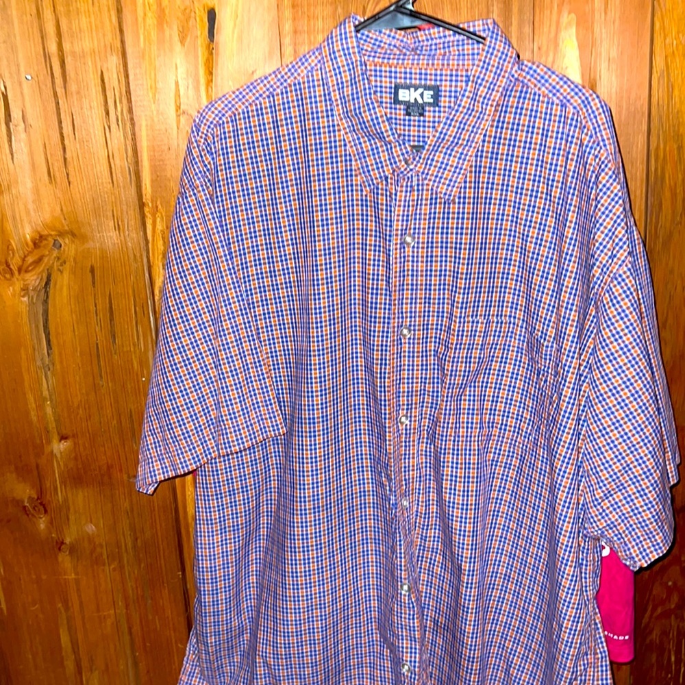 BKE xl plaid button up